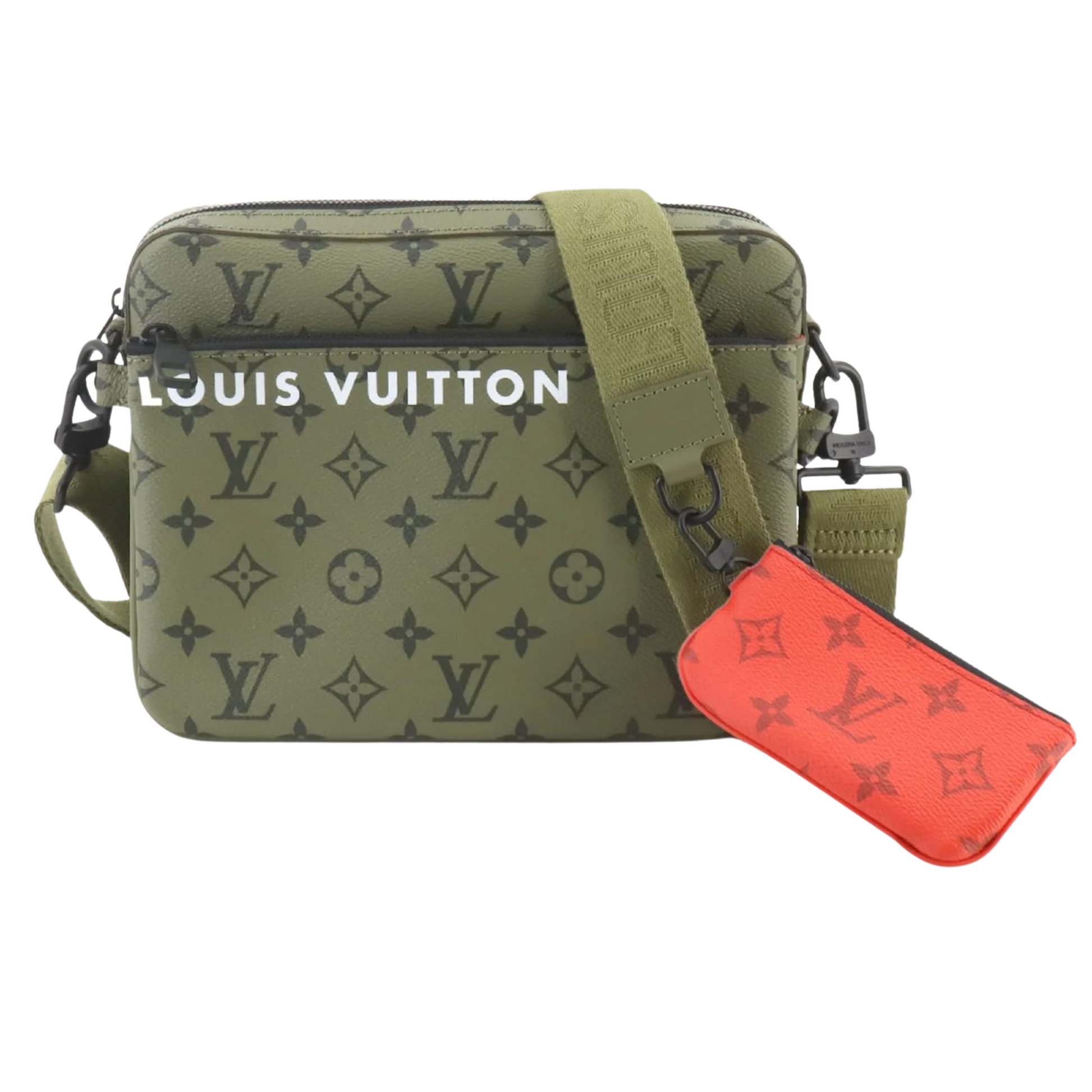 Louis Vuittonv Trio Messenger Shoulder Bag - Green