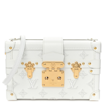 Louis Vuitton Petite Malle Handbag - White