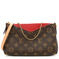 Louis Vuitton Monogram Pallas Clutch Shoulder Bag - Cherry