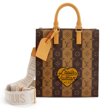 Louis Vuitton Nigo Monogram Sac Plat BB Handbag - Brown
