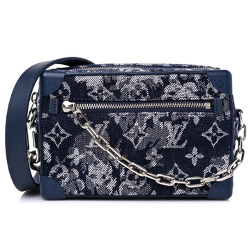 Louis Vuitton Monogram Tapestry Trunk Bag - Blue