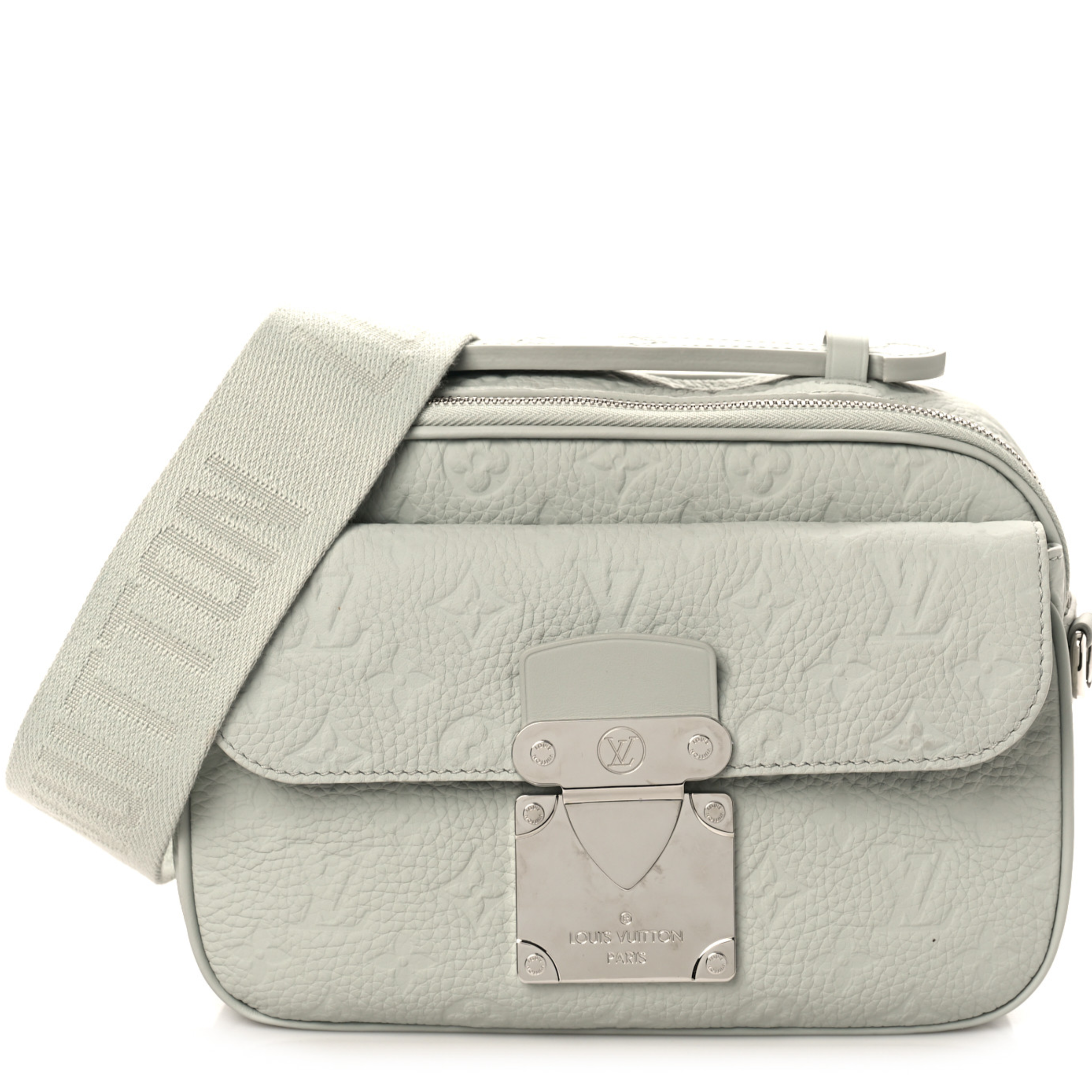 Louis Vuitton S Lock Messenger Shoulder Bag - Mineral Gray
