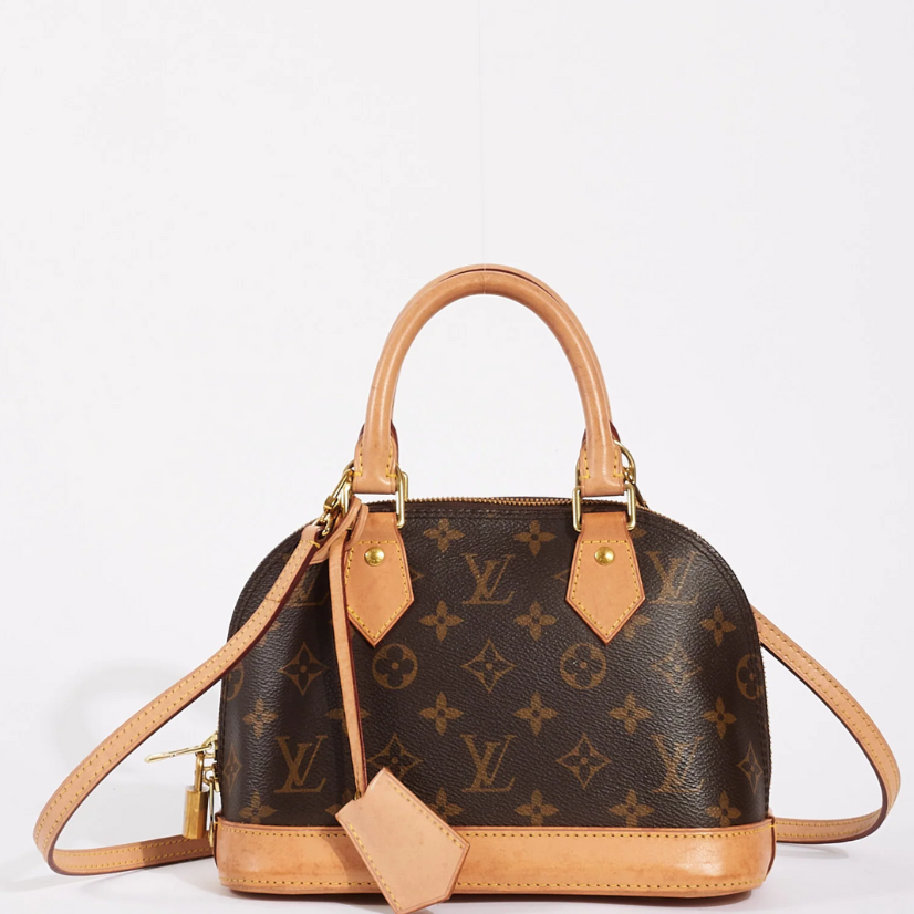 Louis Vuitton Alma BB Handbag - Chocolate Brown