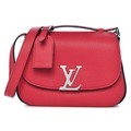 Louis Vuitton Grained Calfskin Vivienne Handbag - Red