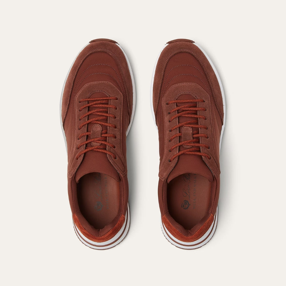 Loro Piana Week End Walk Combo Sneakers - Sanguine Pencil (P0B2)