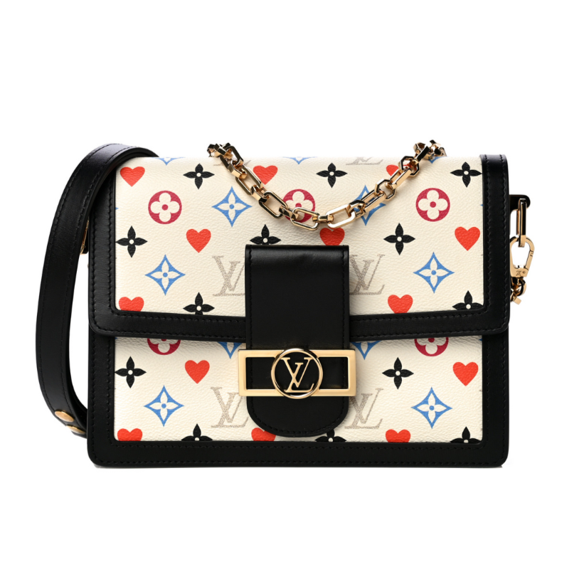 Louis Vuitton Dauphine MM Tote Bag - White