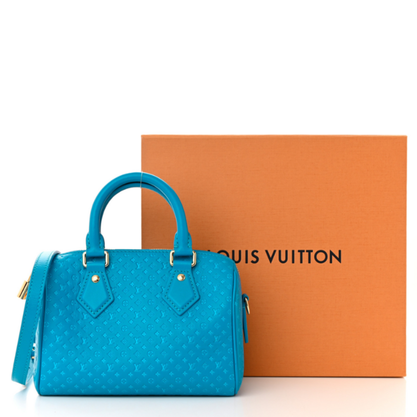 Louis Vuitton Speedy Bandoulière 20 Handbag - Blue