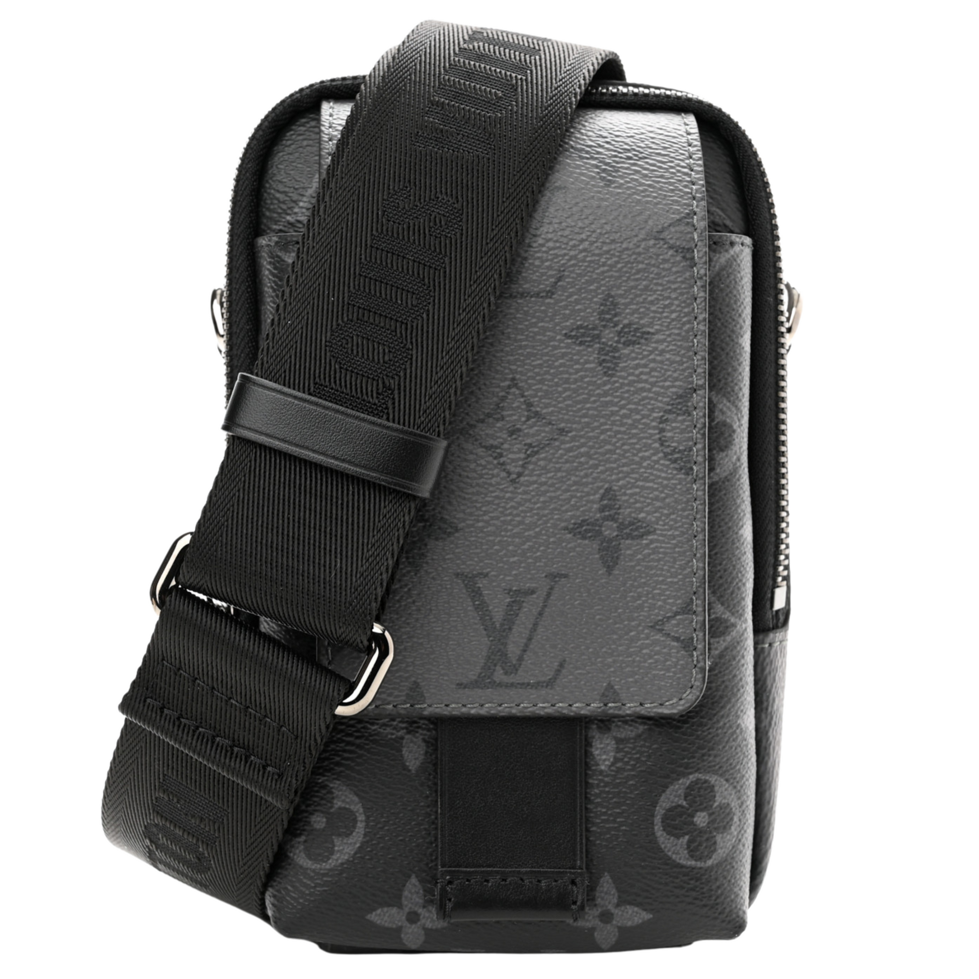 Louis Vuitton Double Phone Pouch Eclipse NM - Black and Grey