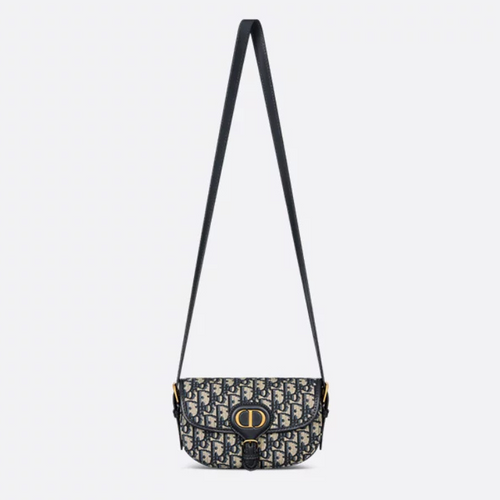 Dior Bobby East-West Oblique Jacquard Bag - Blue