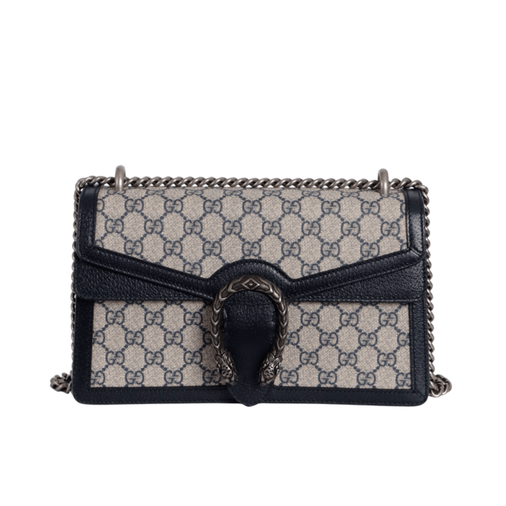 Gucci GG Supreme Dionysus Medium Shoulder Bag – Beige