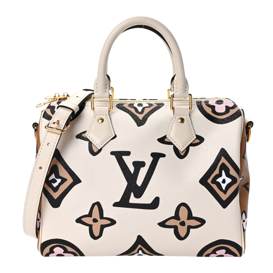Louis Vuitton Wild At Heart Speedy Bandouliere 25 Handbag - Creme