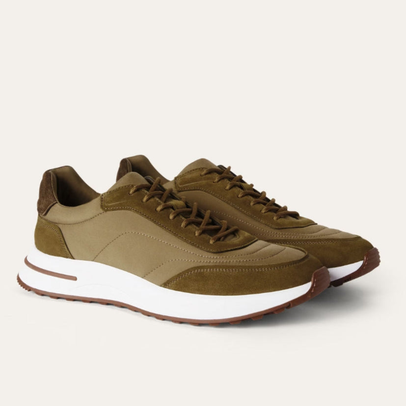 Loro Piana Week End Walk Sneakers - Smoky Tree (083)