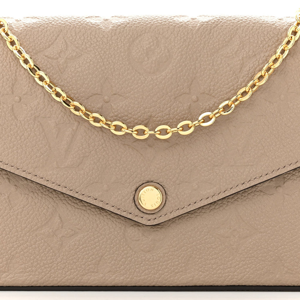 Louis Vuitton Pochette Félicie Wallet Shoulder Bag - Tourterelle