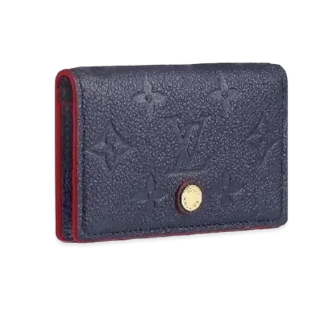 Louis Vuitton Monogram Empreinte Multicartes Card Holder - Blue