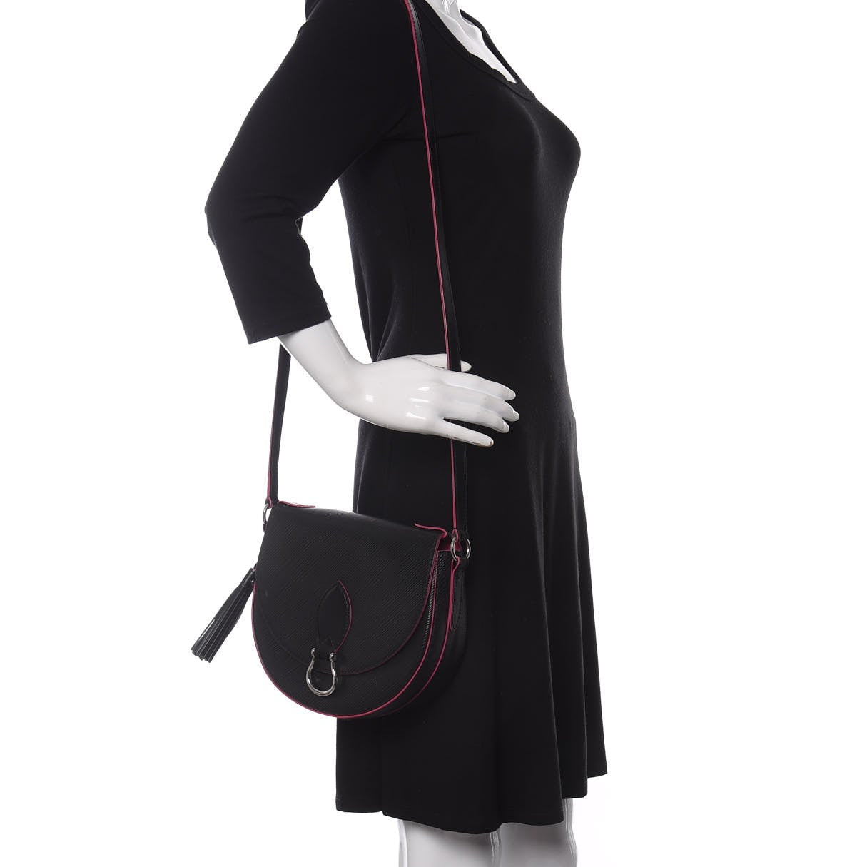 Louis Vuitton Epi Saint Cloud Shoulder Bag - Black