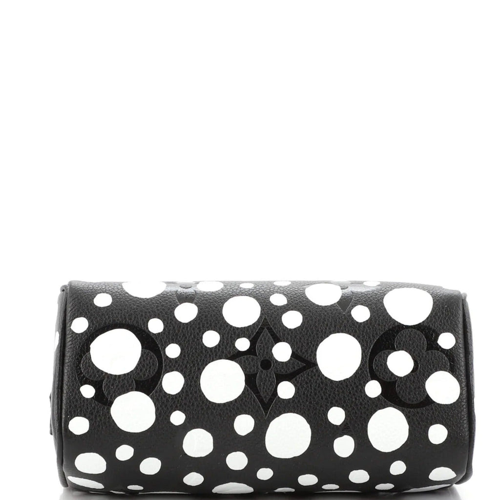Louis Vuitton x Yayoi Kusama Nano Speedy Bandouliere Handbag - Black