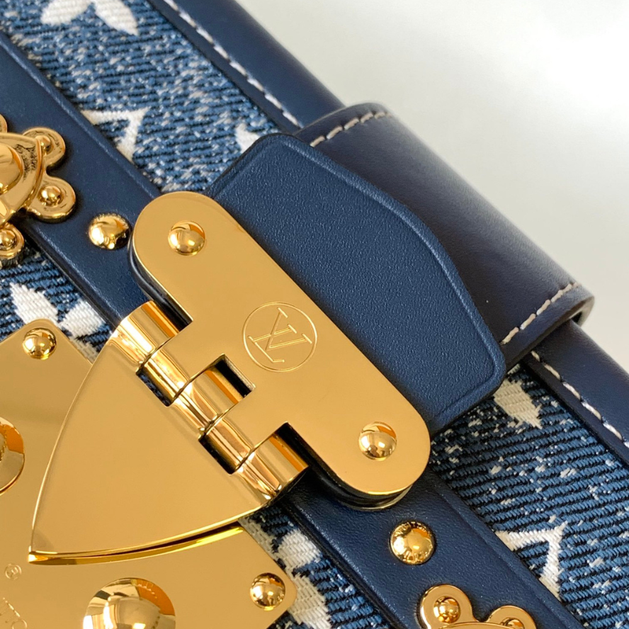 Louis Vuitton Petite Malle Handbag - Blue