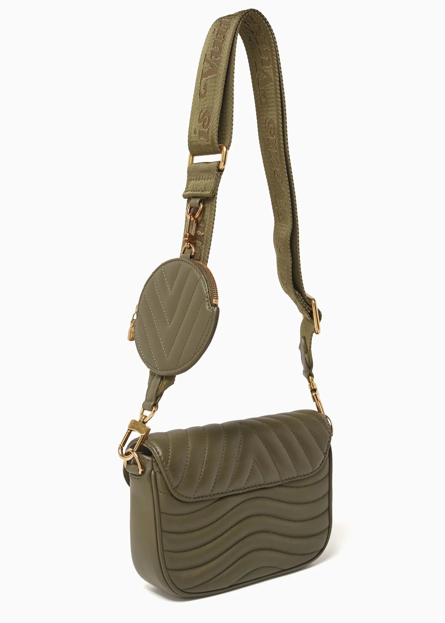 Louis Vuitton New Wave Multi-Pochette Crossbody Bag - Green Khaki