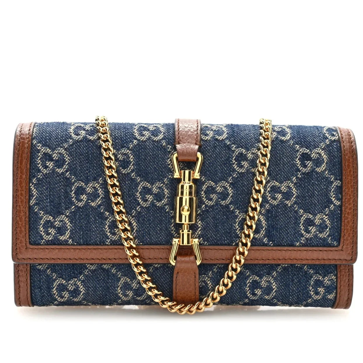 Gucci Jackie 1961 Chain Wallet – Blue