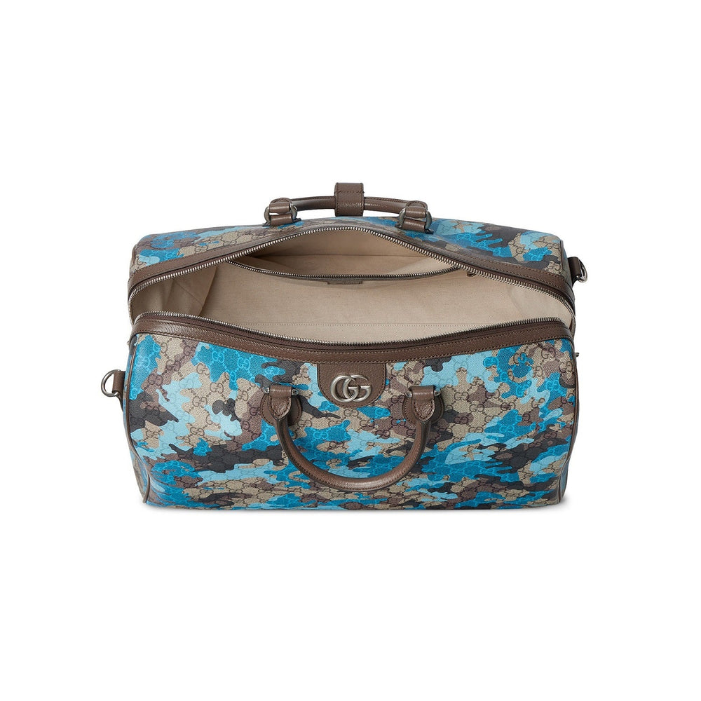 Gucci GG Small Duffle Bag – Camouflage Blue