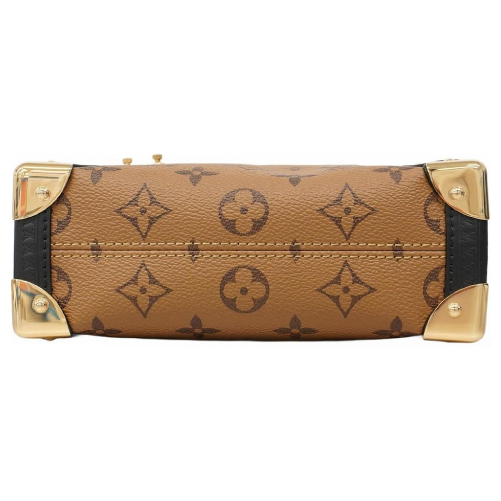 Louis Vuitton Reverse Monogram Side Trunk Bag - Brown