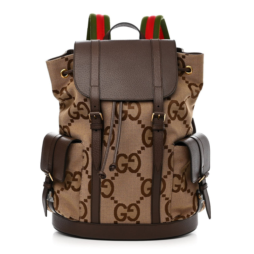 Gucci Jumbo GG Backpack – Brown