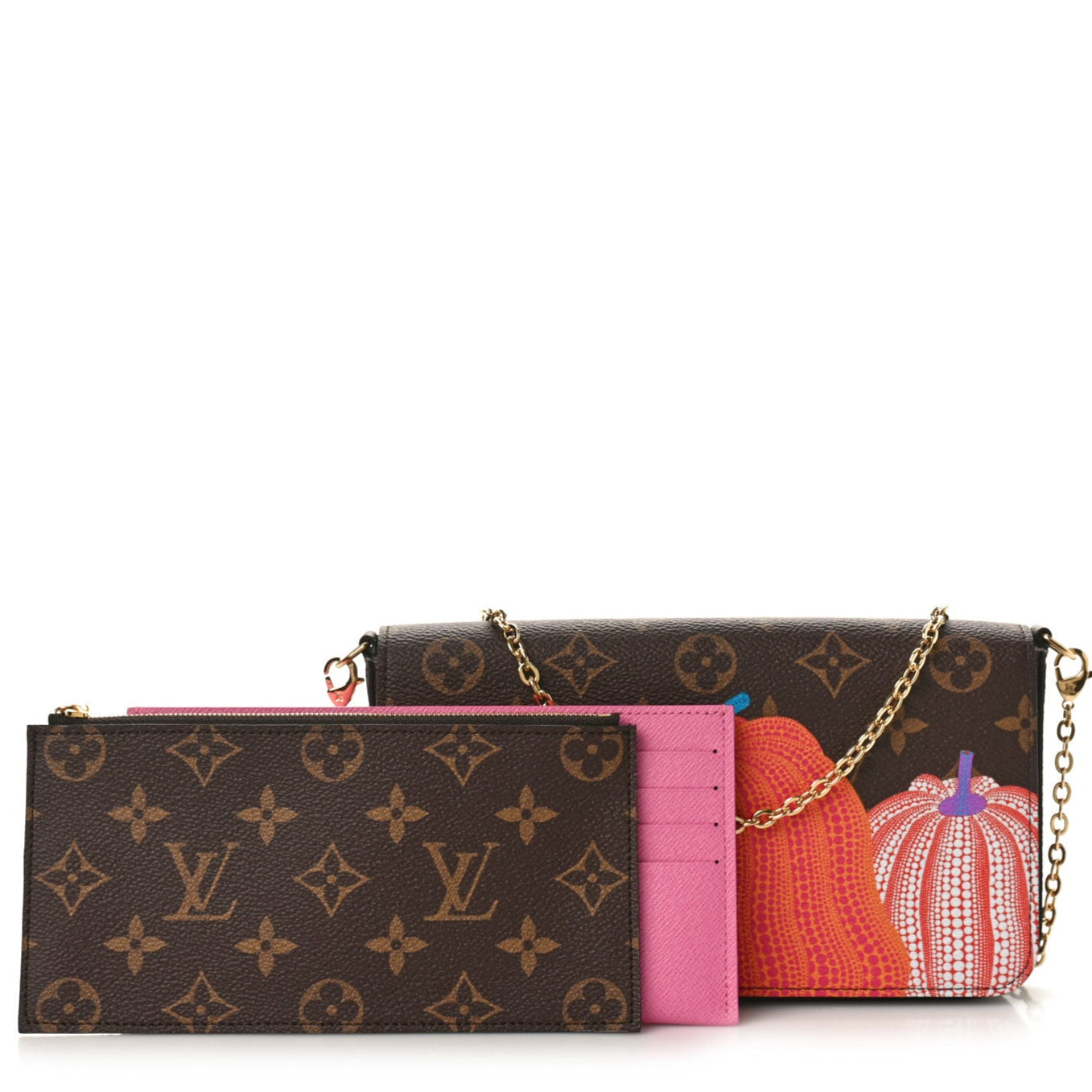 Louis Vuitton x Yayoi Kusama Pochette Accessoires Shoulder Bag - Brown