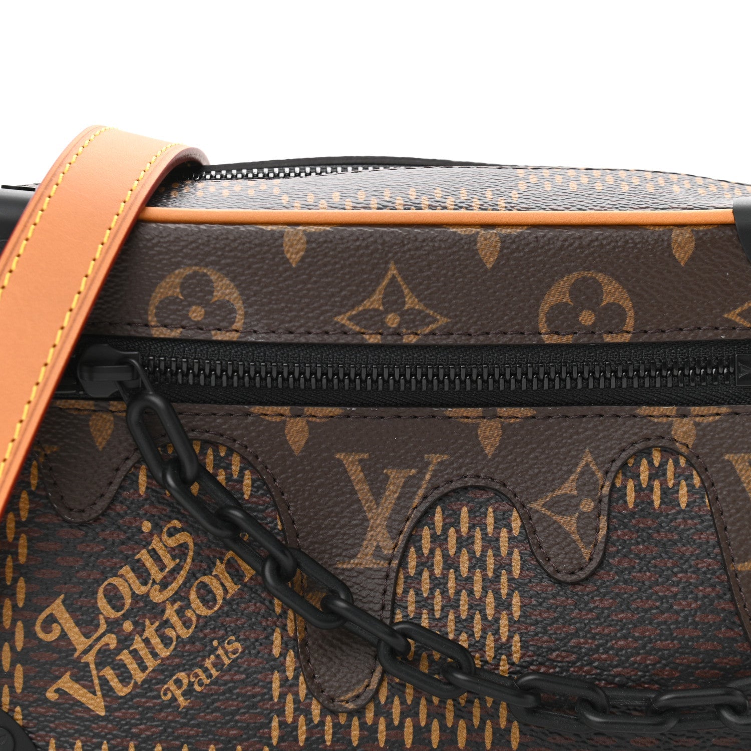 Louis Vuitton x NIGO Giant Damier Ebene Monogram Mini Soft Trunk - Monogram Brown