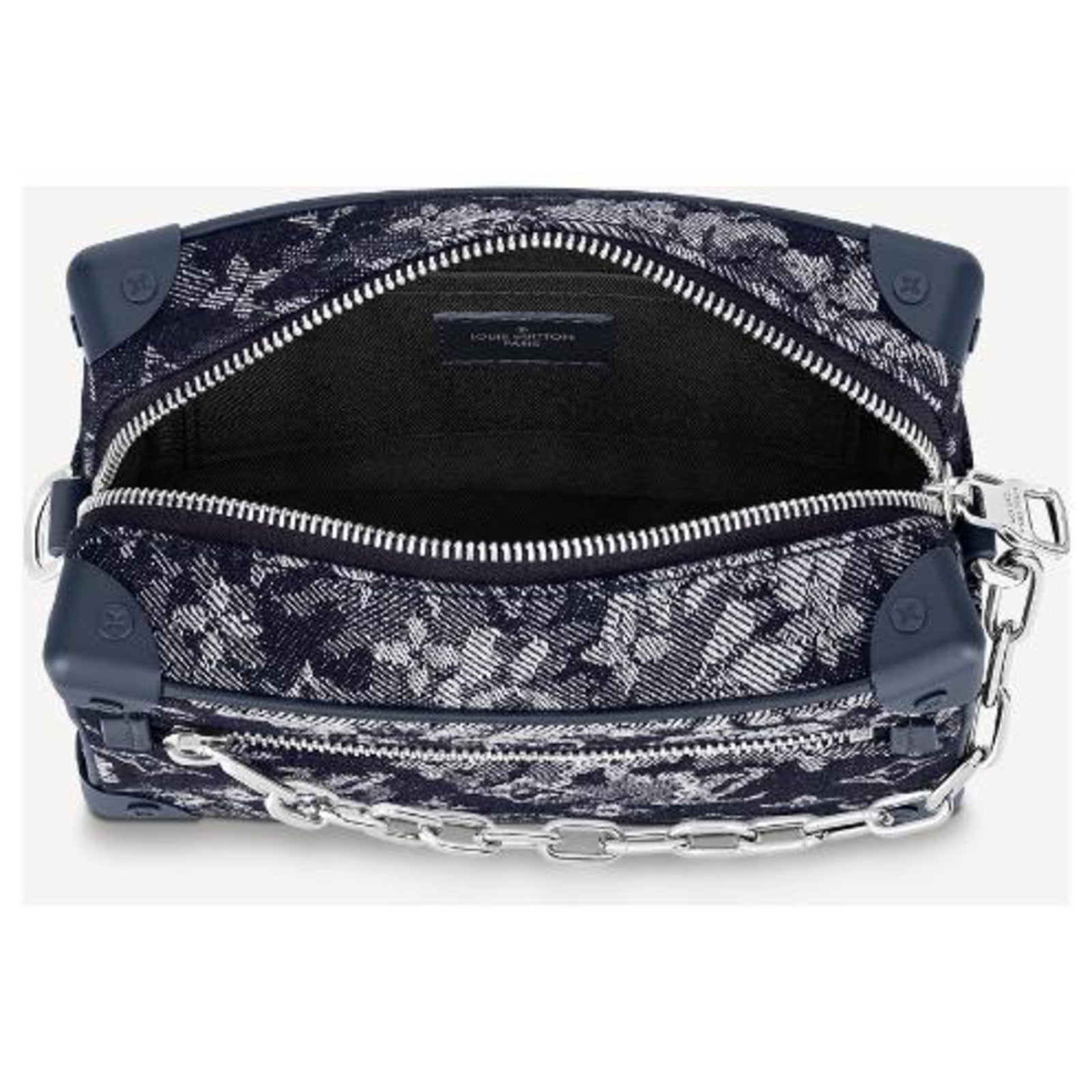 Louis Vuitton Monogram Tapestry Trunk Bag - Blue