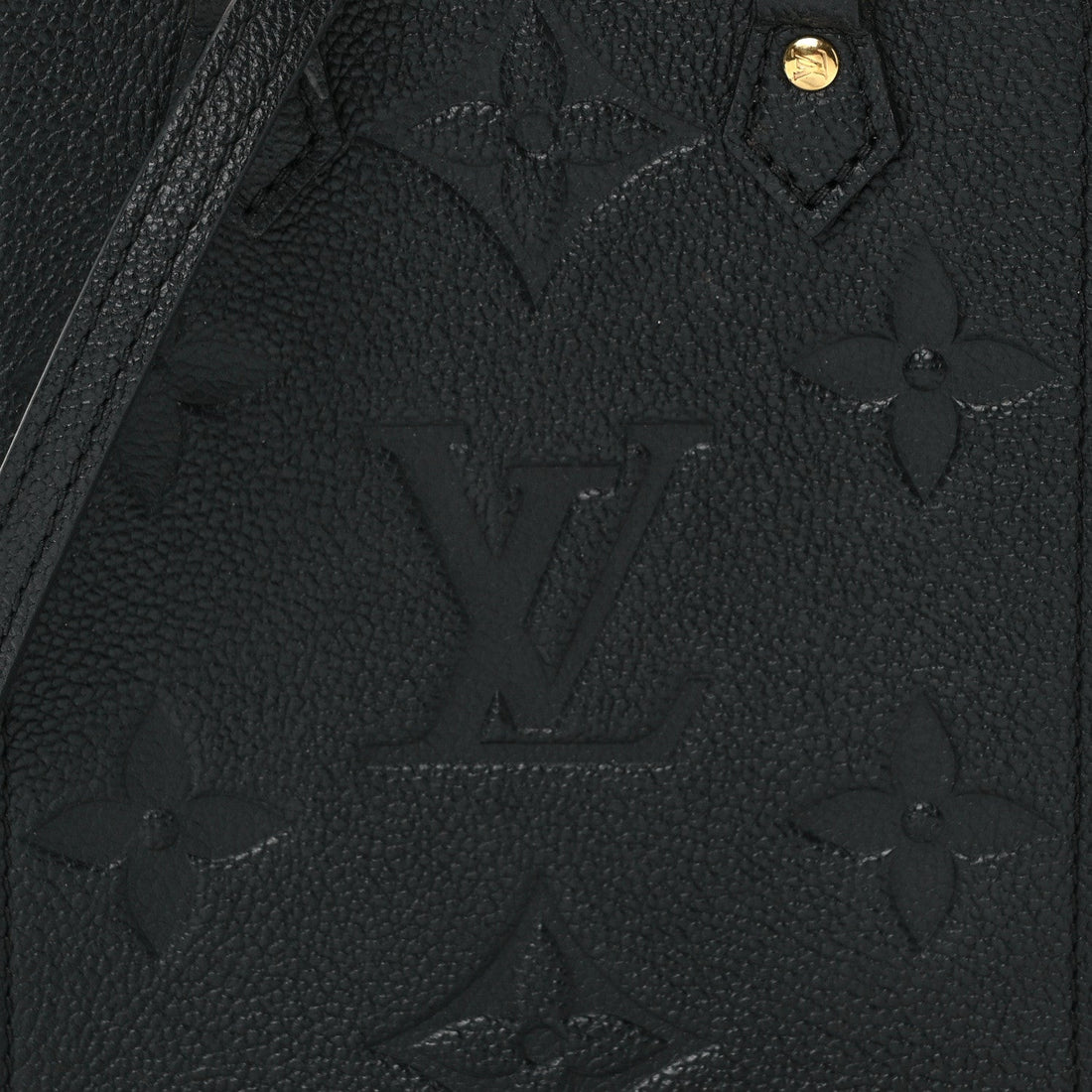 Louis Vuitton Giant Petit Sac Plat Satchel - Black