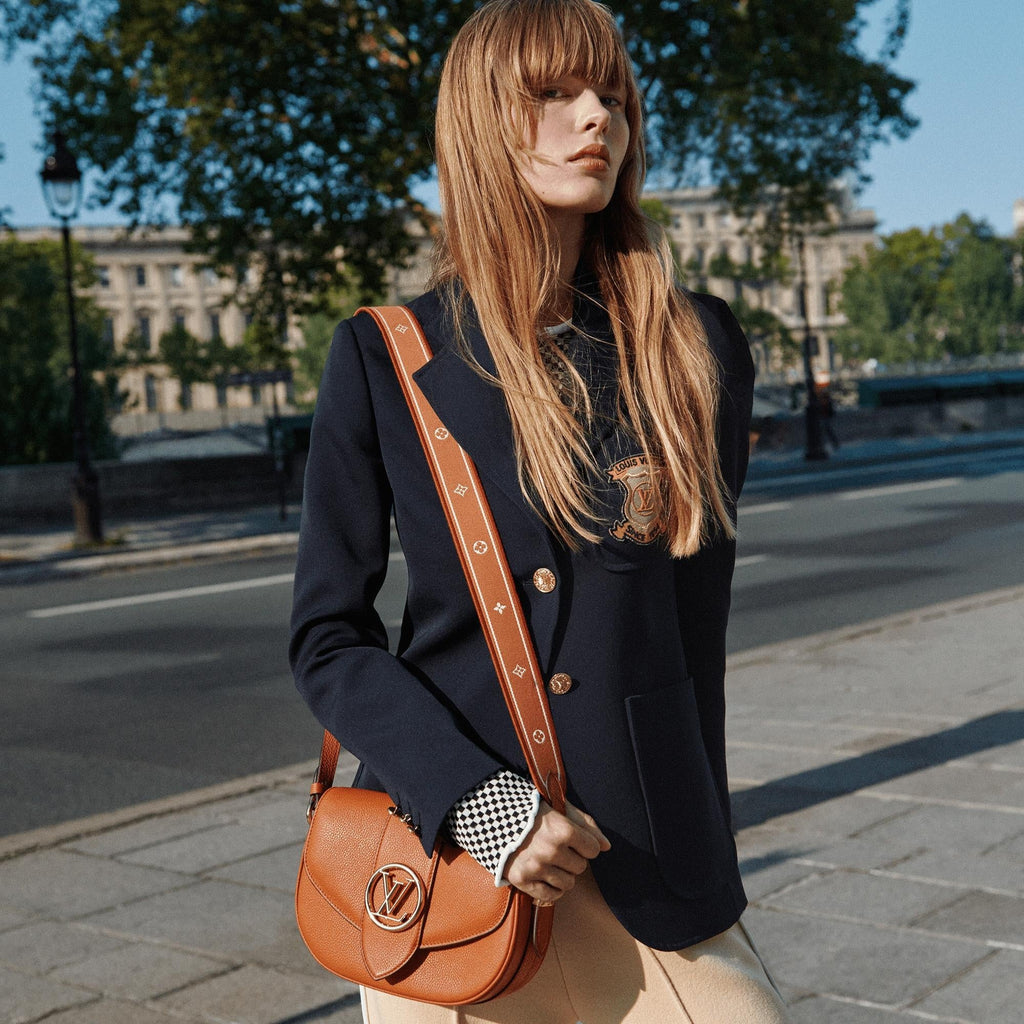 Louis Vuitton LV Pont 9 Soft MM Shoulder Bag - Mocaccino