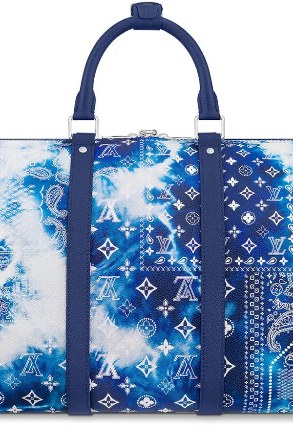 Louis Vuitton City Keepall Bandoulière 50 Travel Bag - Blue