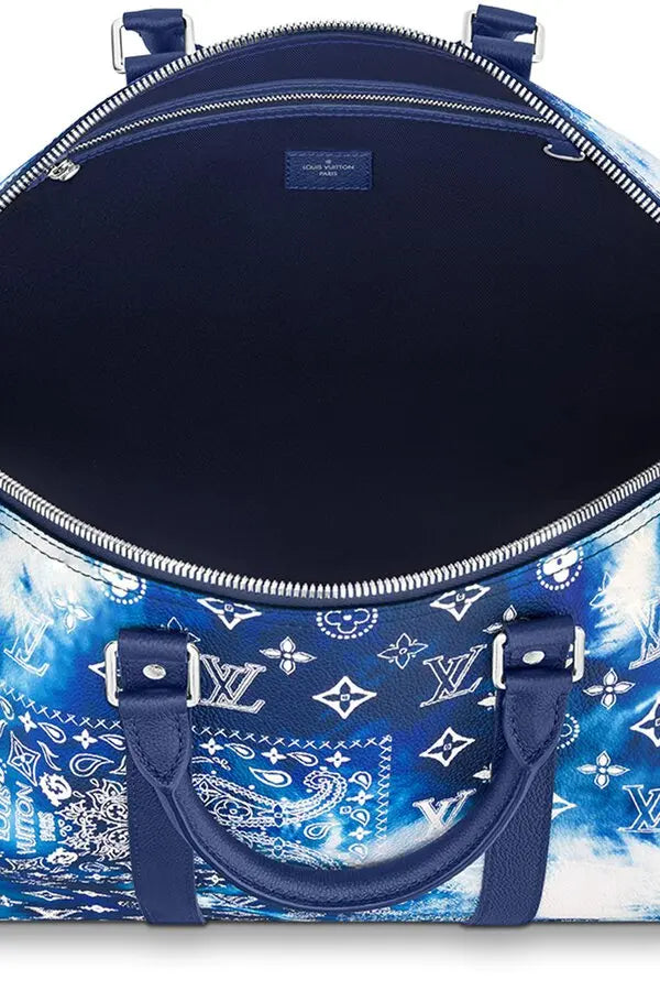 Louis Vuitton City Keepall Bandoulière 50 Travel Bag - Blue