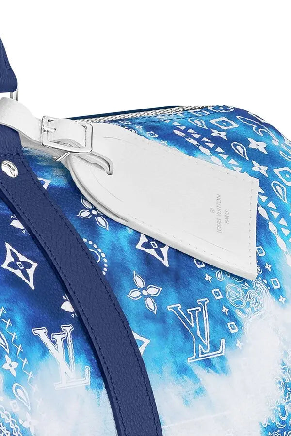 Louis Vuitton City Keepall Bandoulière 50 Travel Bag - Blue