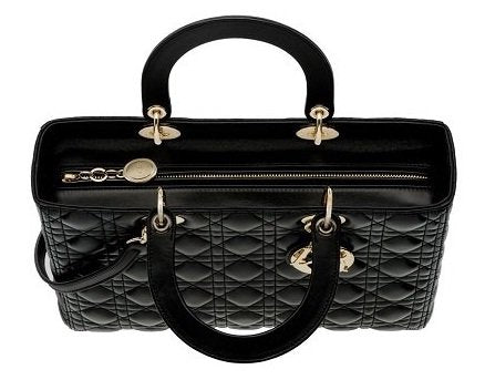 Dior Large Lady Dior Bag - Black