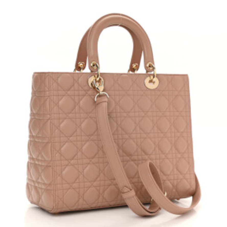 Dior Large Lady Dior Bag - Beige