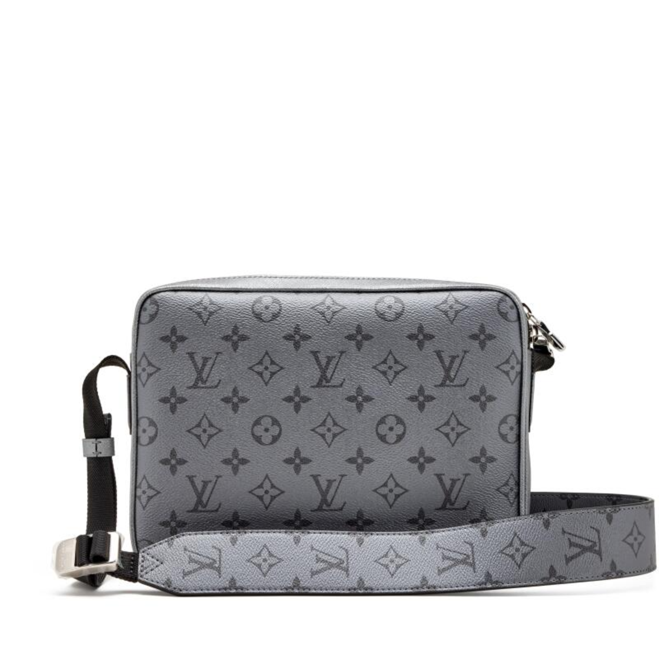 Louis Vuitton Taigarama Outdoor Messenger Shoulder Bag - Silver