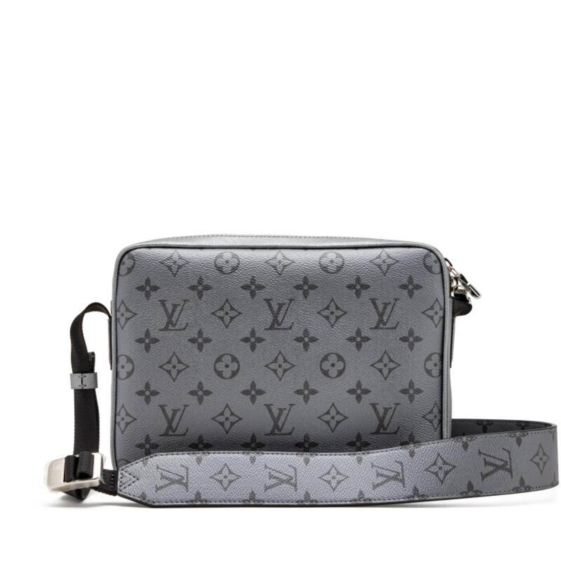 Louis Vuitton Taigarama Outdoor Messenger Shoulder Bag - Silver