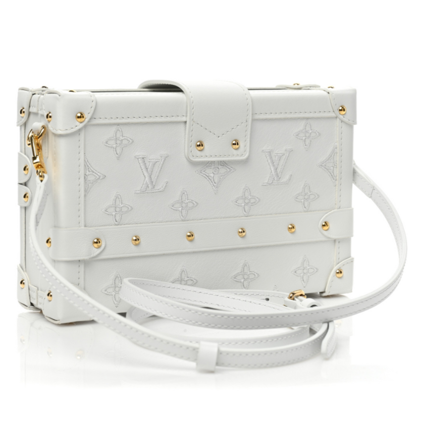 Louis Vuitton Petite Malle Handbag - White