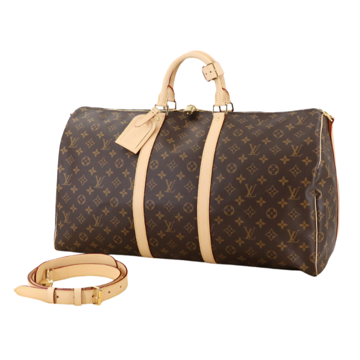 Louis Vuitton Keepall Bandoulière 45 Duffle Bag - Brown