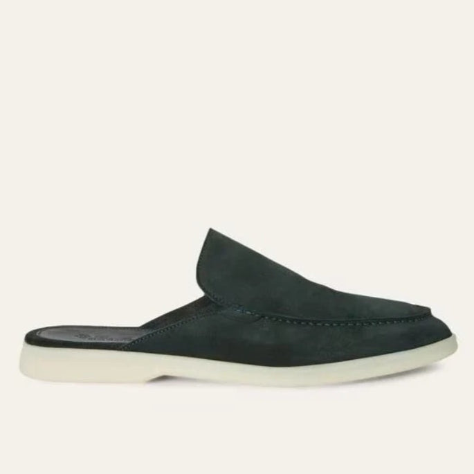 Loro Piana Babouche Walk The Spirit of Elegance® Loafer – Dark Green