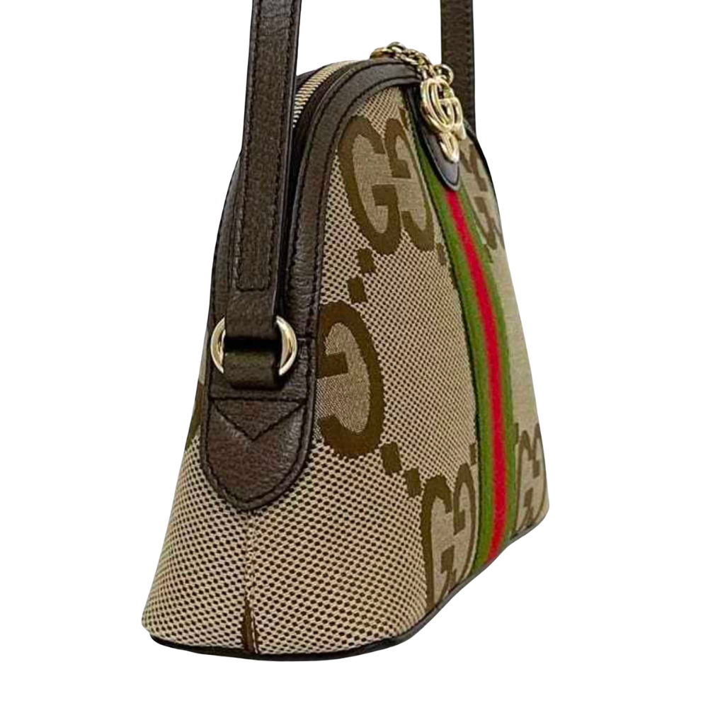 Gucci GG Ophidia Dome Shoulder Bag – Beige
