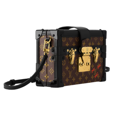 Louis Vuitton Petite Malle Shoulder Bag - Dark Brown