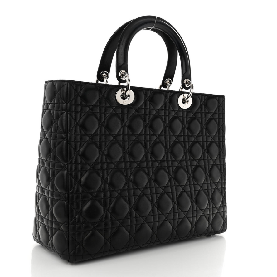 Dior Large Lady Dior Bag - Black