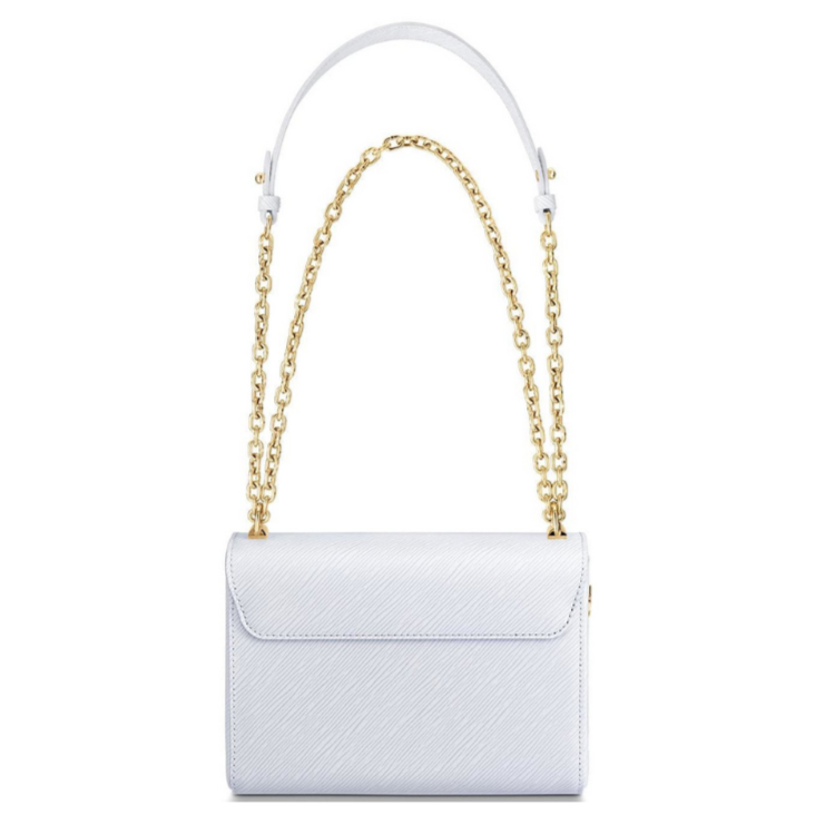 Louis Vuitton Twist MM Shoulder Bag - White