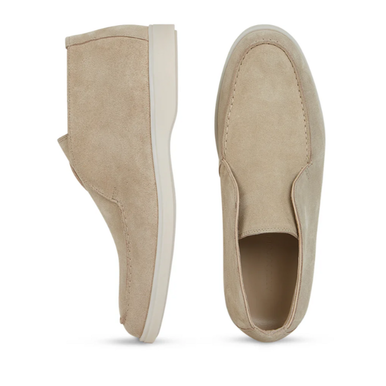 Loro Piana Open Walk Ankle Suede Boots - Sandstone (D044)