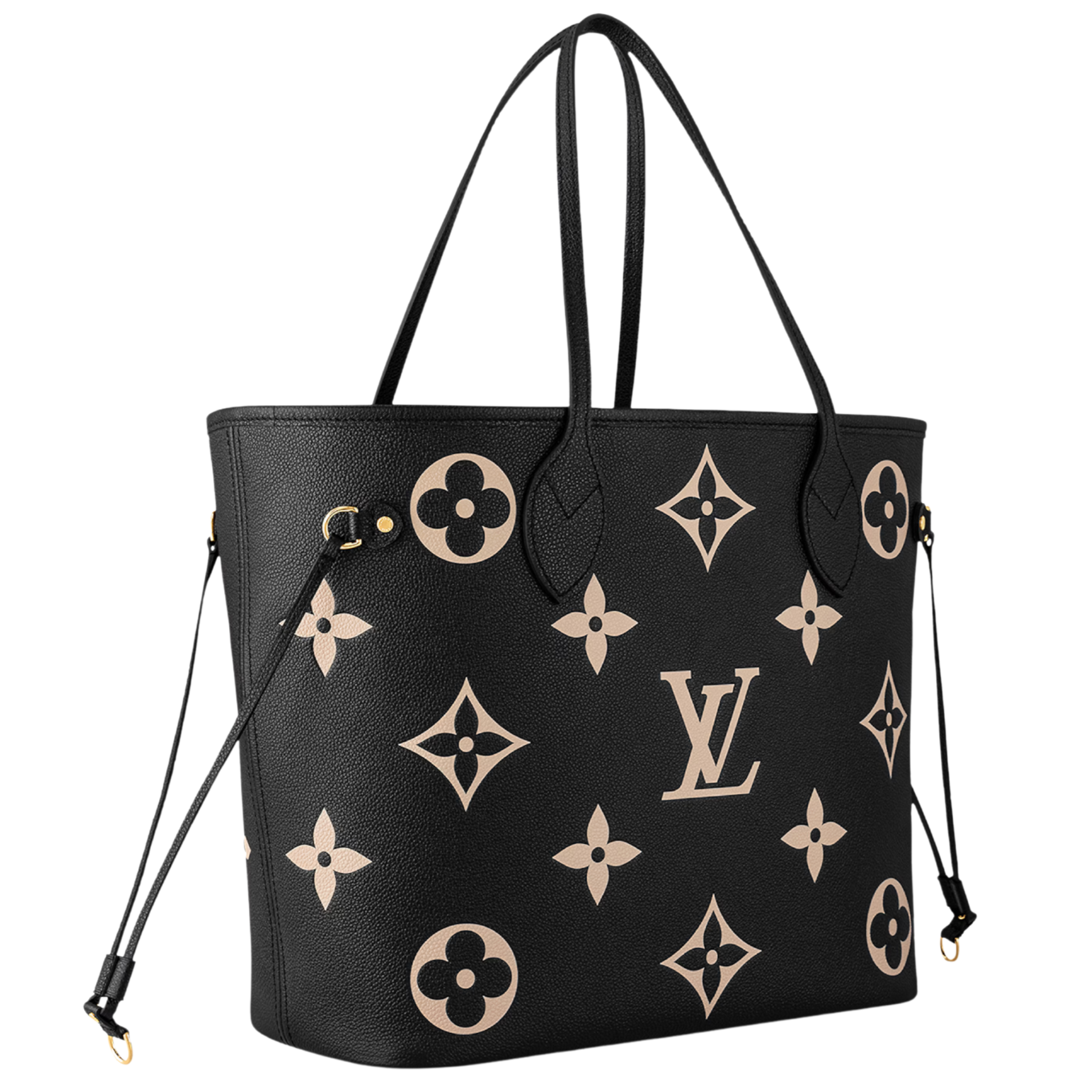 Louis Vuitton Neverfull MM Tote Bag - Black