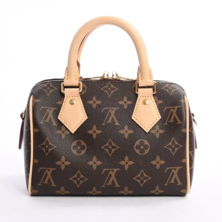 Louis Vuitton Speedy Bandoulière 20 Handbag - Brown / Fuchsia