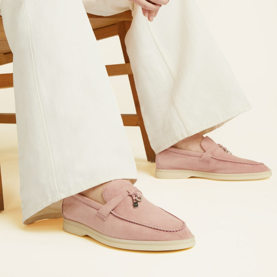 Loro Piana Summer Charms Walk Loafers – Flowering Cherry (110)