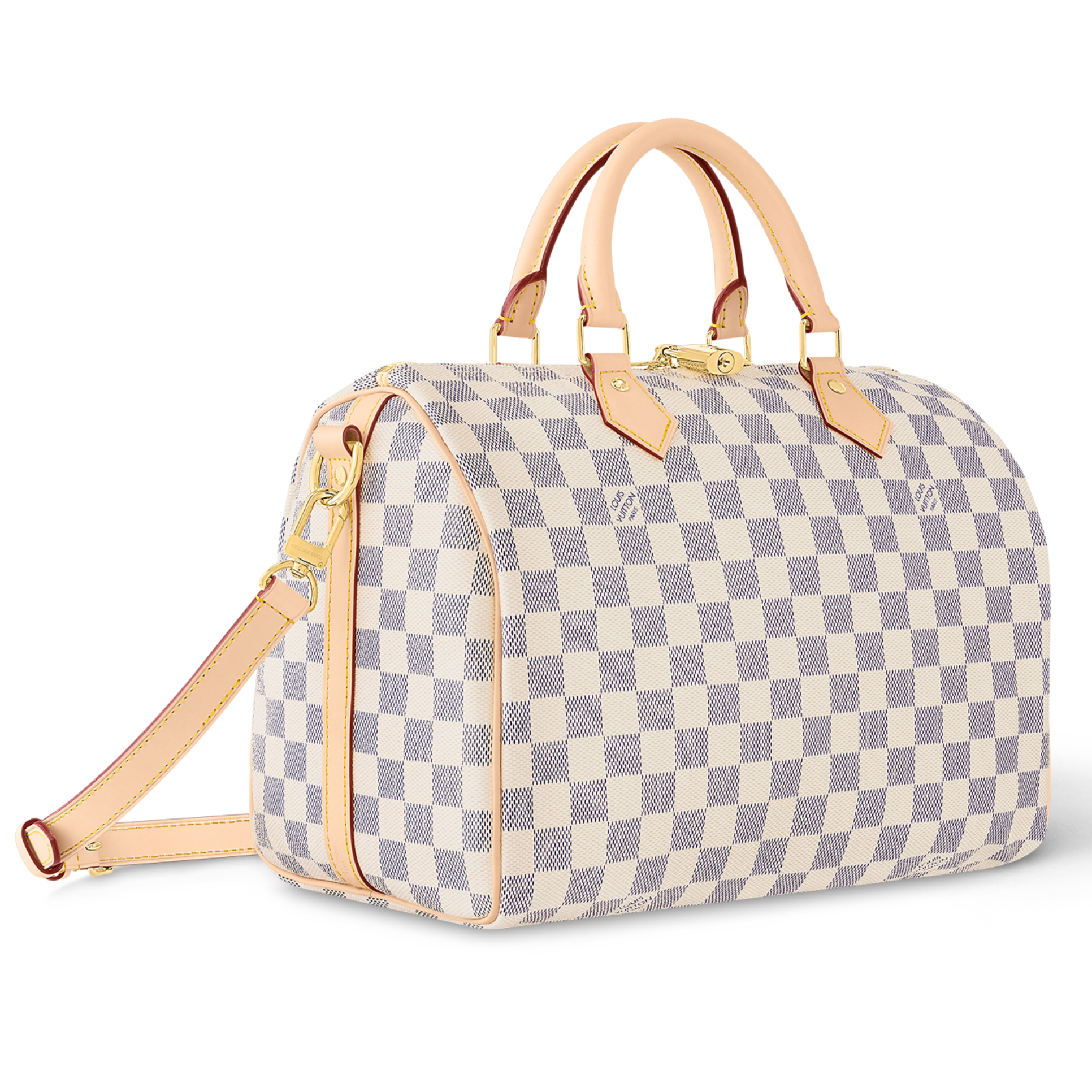 Louis Vuitton Speedy Bandoulière 30 Handbag - Off White / Grey